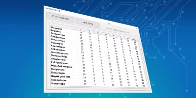 Lig Fikstürü Programı 1.0
